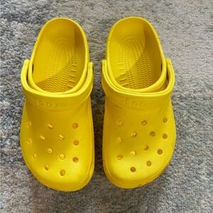 Yellow Crocs